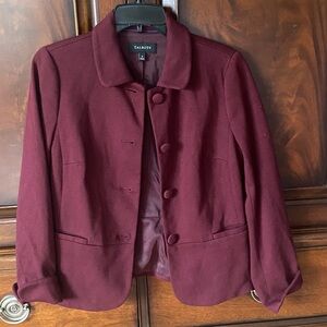 Talbots Burgundy Jacket/blazer